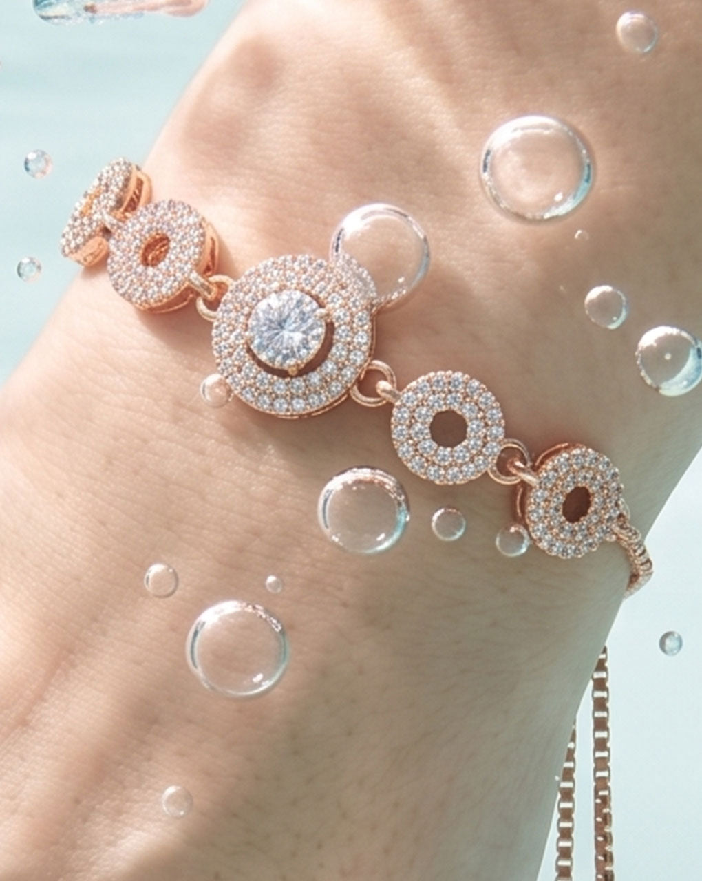 Daily use movable ad bracelet