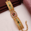 Gold plated rajvadi bracelet