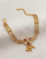 Micro gold plated daily use ad bracelet