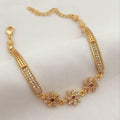 Micro gold plated daily use ad bracelet