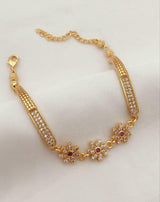 Micro gold plated daily use ad bracelet