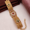 Gold plated rajvadi bracelet
