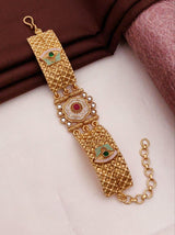 Gold plated rajvadi bracelet