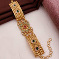 Gold plated rajvadi bracelet