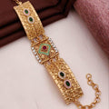 Gold plated rajvadi bracelet