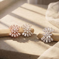 Ad stone free size 3 pics finger ring, rosegold, gold & silver plated