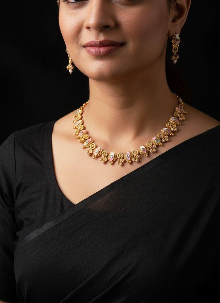 Premium quality gold plated necklace