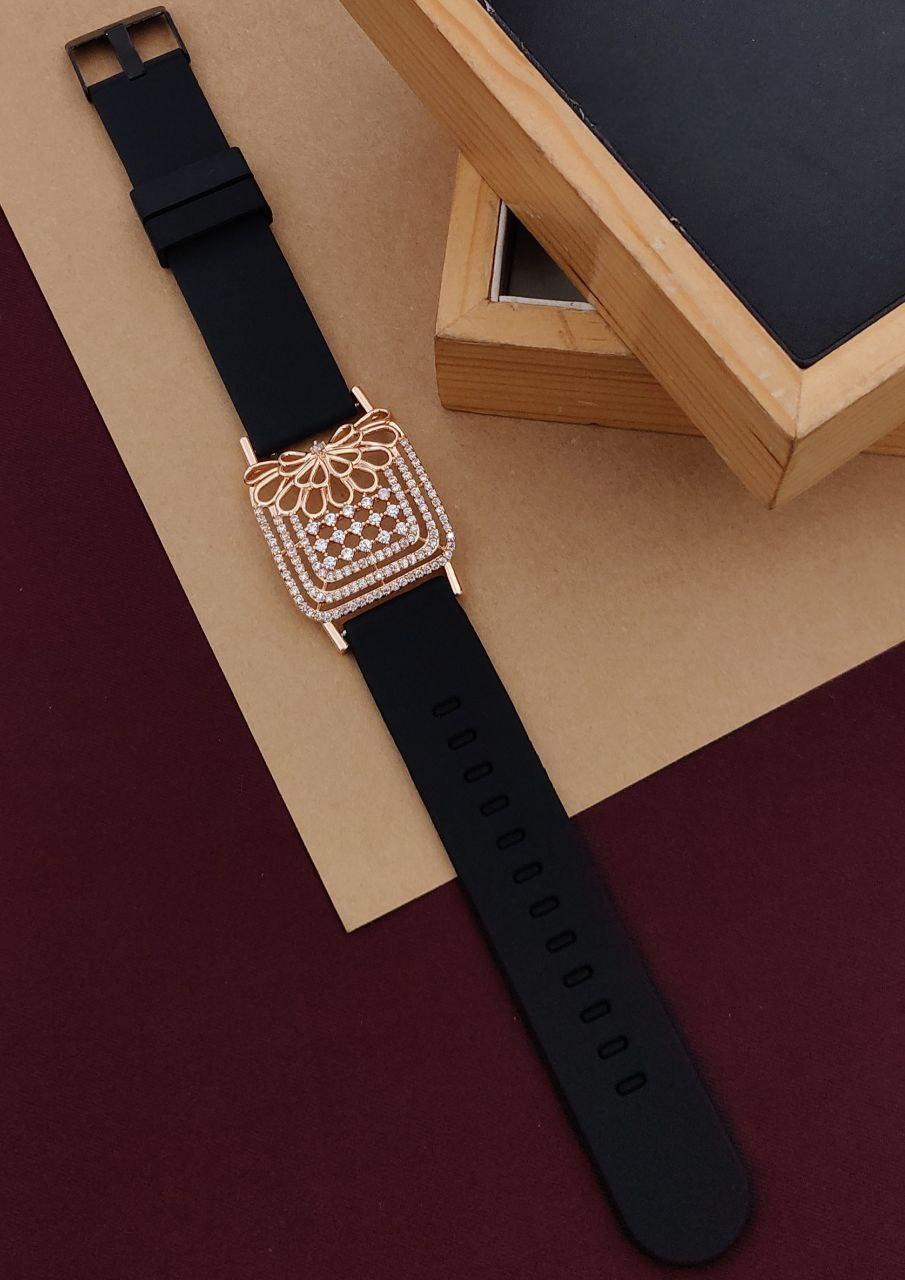 Premium quality rose gold plated ad stone bracelet