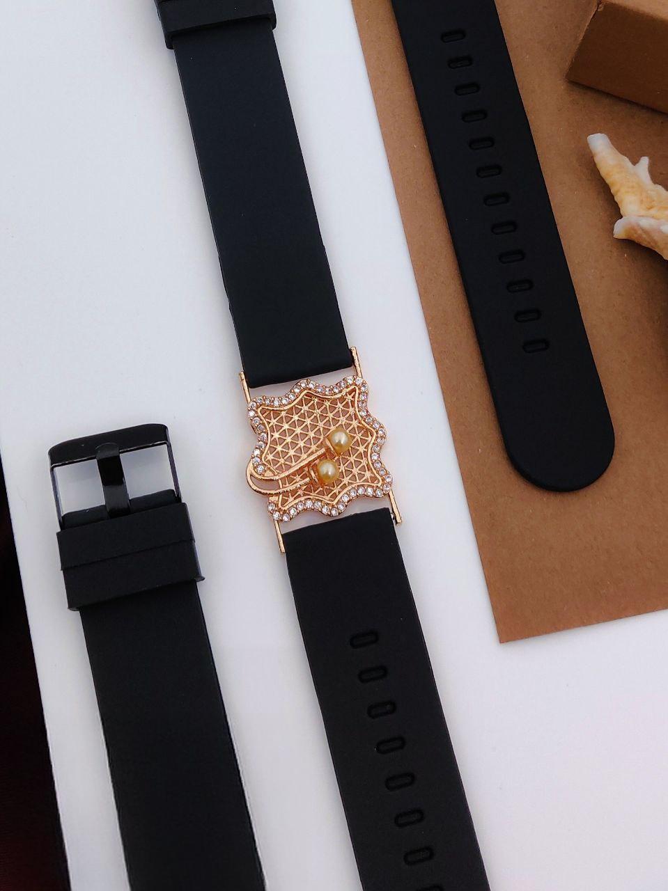 Premium quality rose gold plated ad stone bracelet