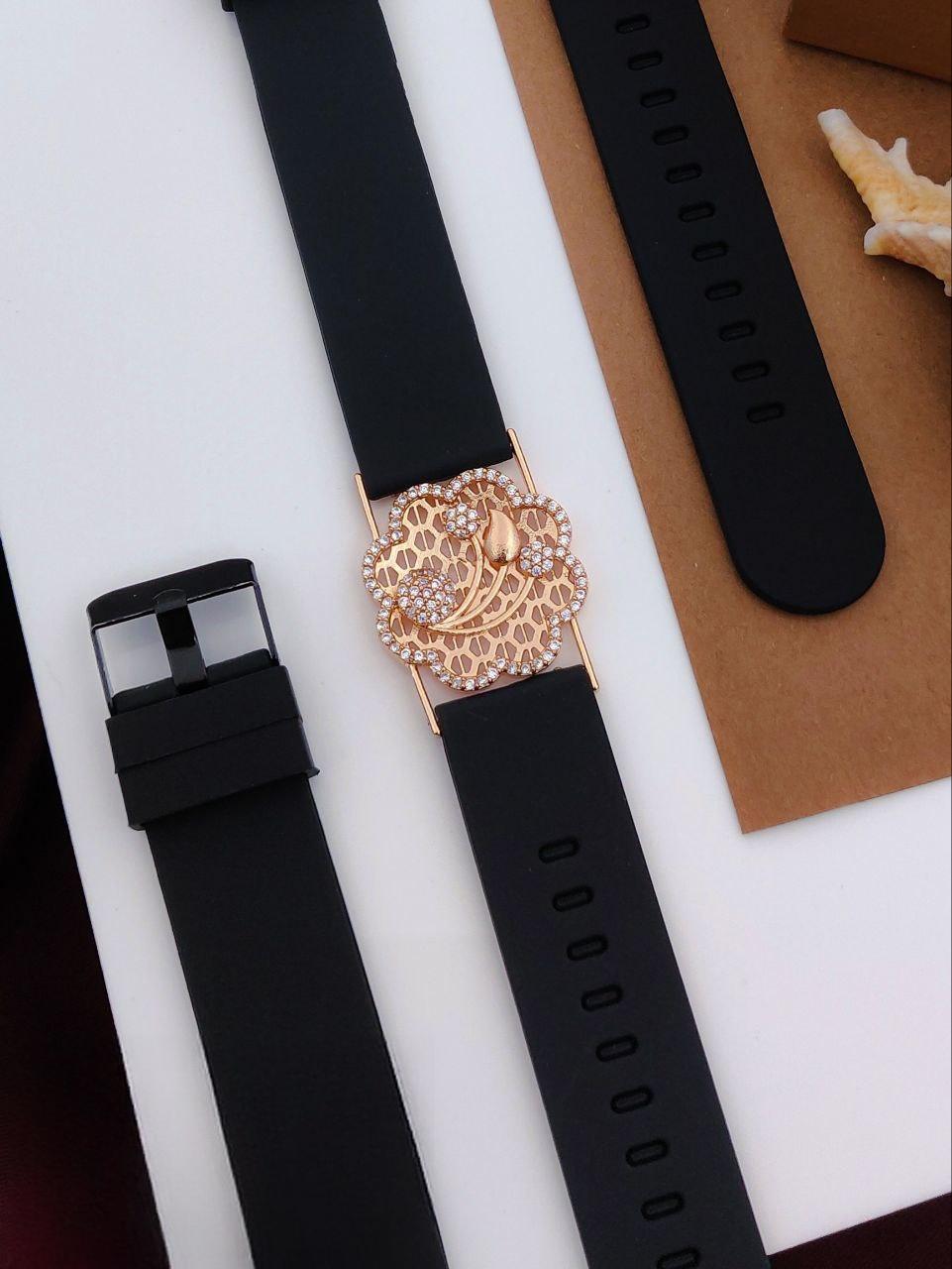Premium quality rose gold plated ad stone bracelet