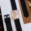 Premium quality rose gold plated ad stone bracelet