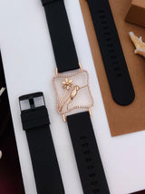 Premium quality rose gold plated ad stone bracelet