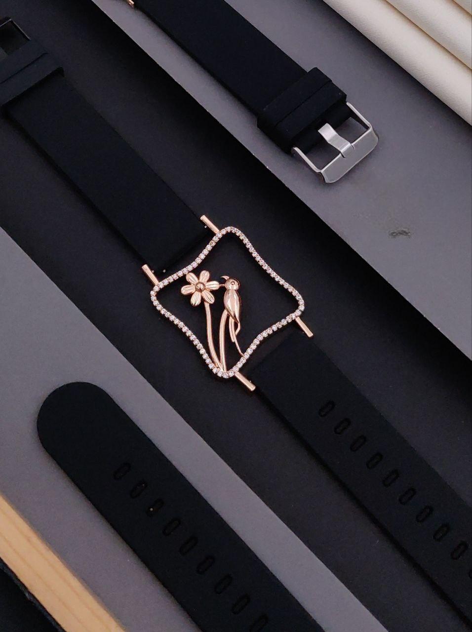 Premium quality rose gold plated ad stone bracelet