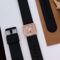 Premium quality rose gold plated ad stone bracelet