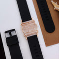 Premium quality rose gold plated ad stone bracelet