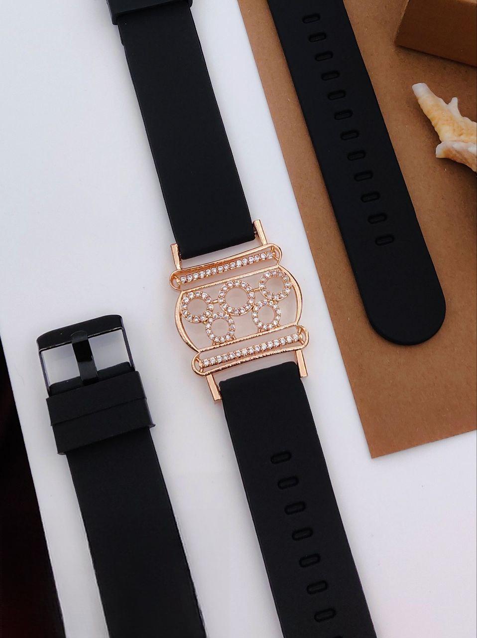 Premium quality rose gold plated ad stone bracelet