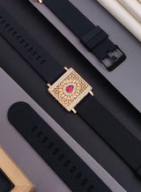 Premium quality rose gold plated ad stone bracelet