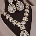Gold plated polki dimond set
