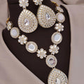 Gold plated polki dimond set