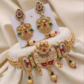Brass gold plated choker set