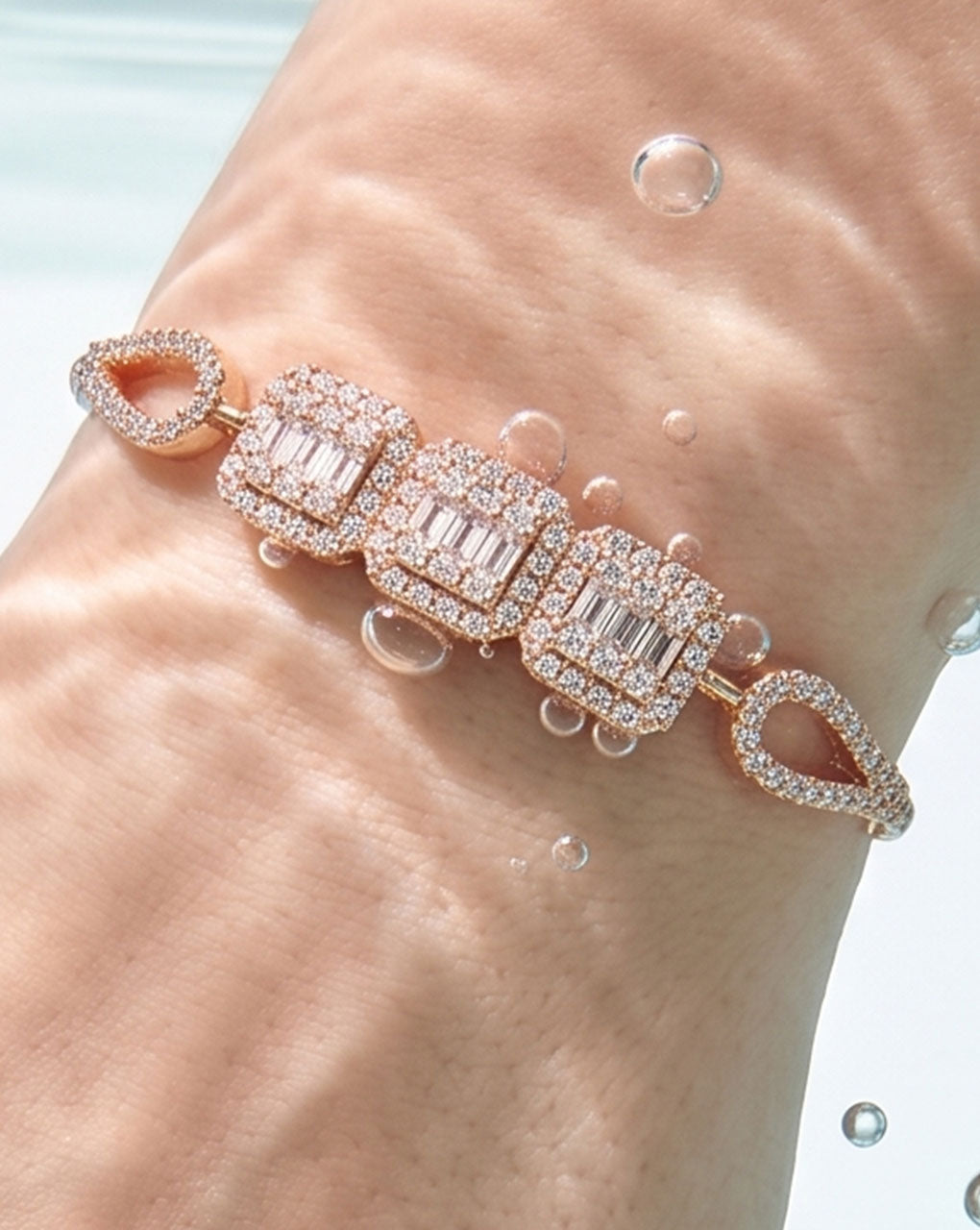 Daily use movable ad bracelet
