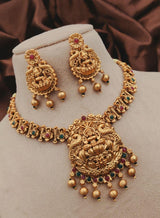 Gold plated temple set