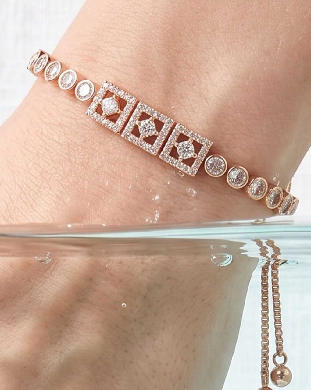 Daily use movable ad bracelet