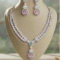 Premium quality CZ AD necklace