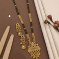 High gold plated rajwadi mangalsutra