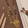 High gold plated rajwadi mangalsutra