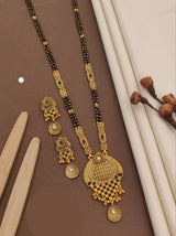 High gold plated rajwadi mangalsutra