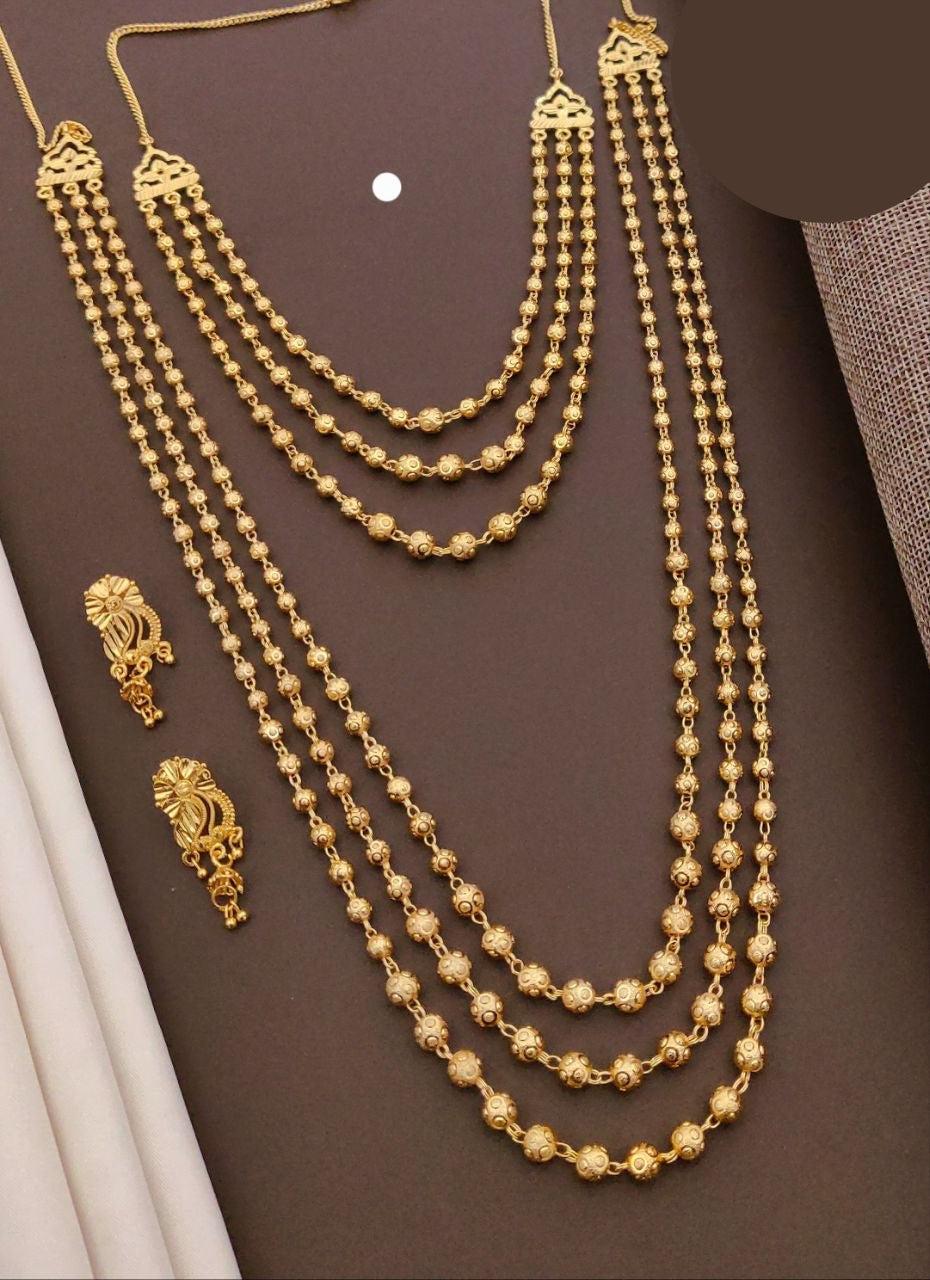 High gold plated mala combo set