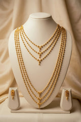 High gold plated mala combo set