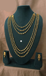 High gold plated mala combo set
