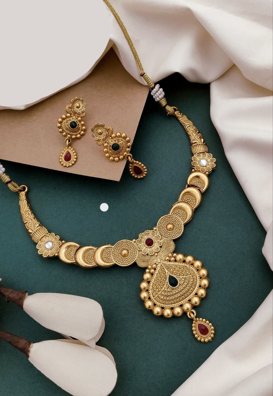 High gold plated matte finish hasdi set