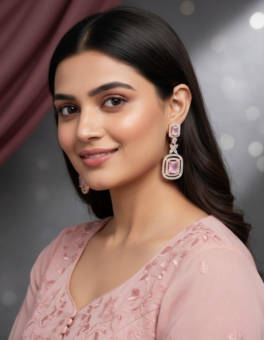 Premium quality AD earring