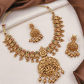 Gold plated temple set
