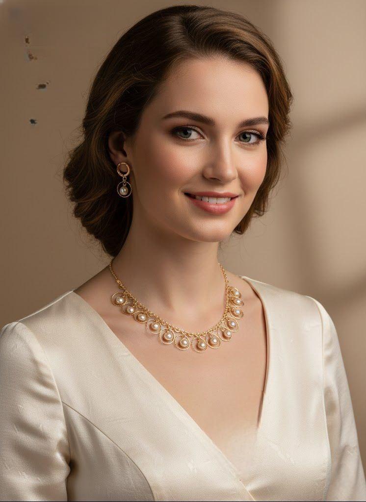 Anti tarnish imported nice necklace tanmaniya