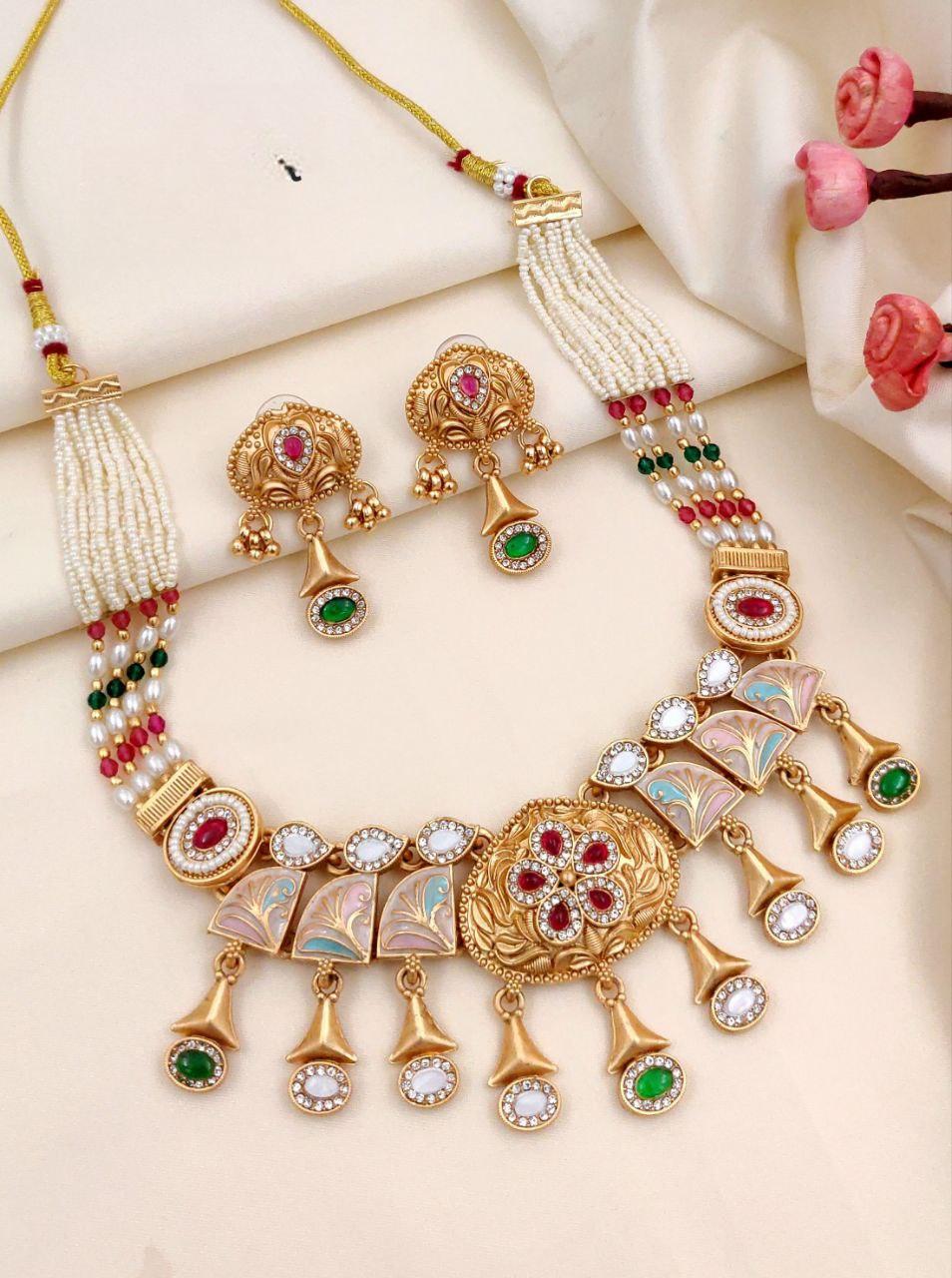 Brass gold plated set