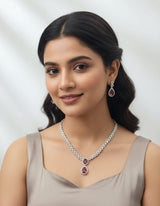 Womens and girls necklace set for weddding
