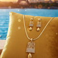 Forming AD stone pendants chain set