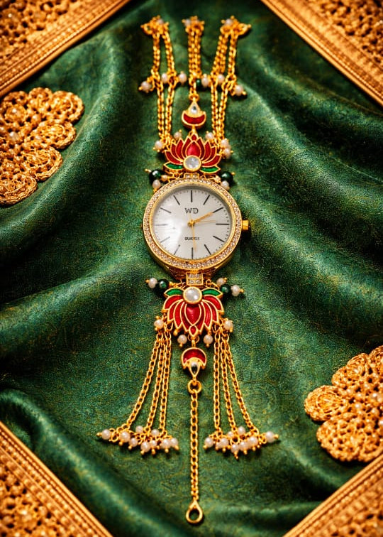 Womens and girls kashmiri watch for weddding