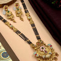 Rajwadi gold plated traditional necklace jewellery set