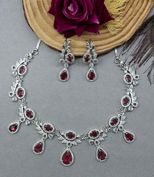 Womens and girls necklace set for weddding multicolor