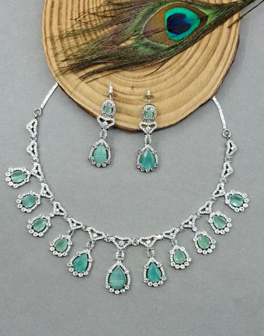 Womens and girls necklace set for weddding multicolor