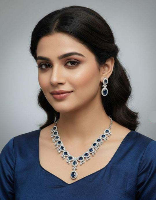 Womens and girls necklace set for weddding