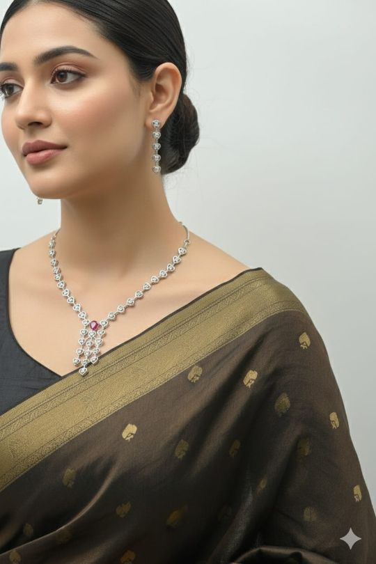 Womens and girls necklace set for weddding