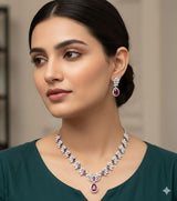 Womens and girls necklace set for weddding