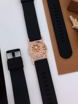 Premium quality rose gold plated ad stone bracelet